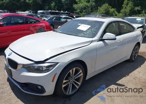 2019 BMW 430I Gran Coupe xDrive z USA, uszkodzony, nr VIN WBA4J3C59KBL07095